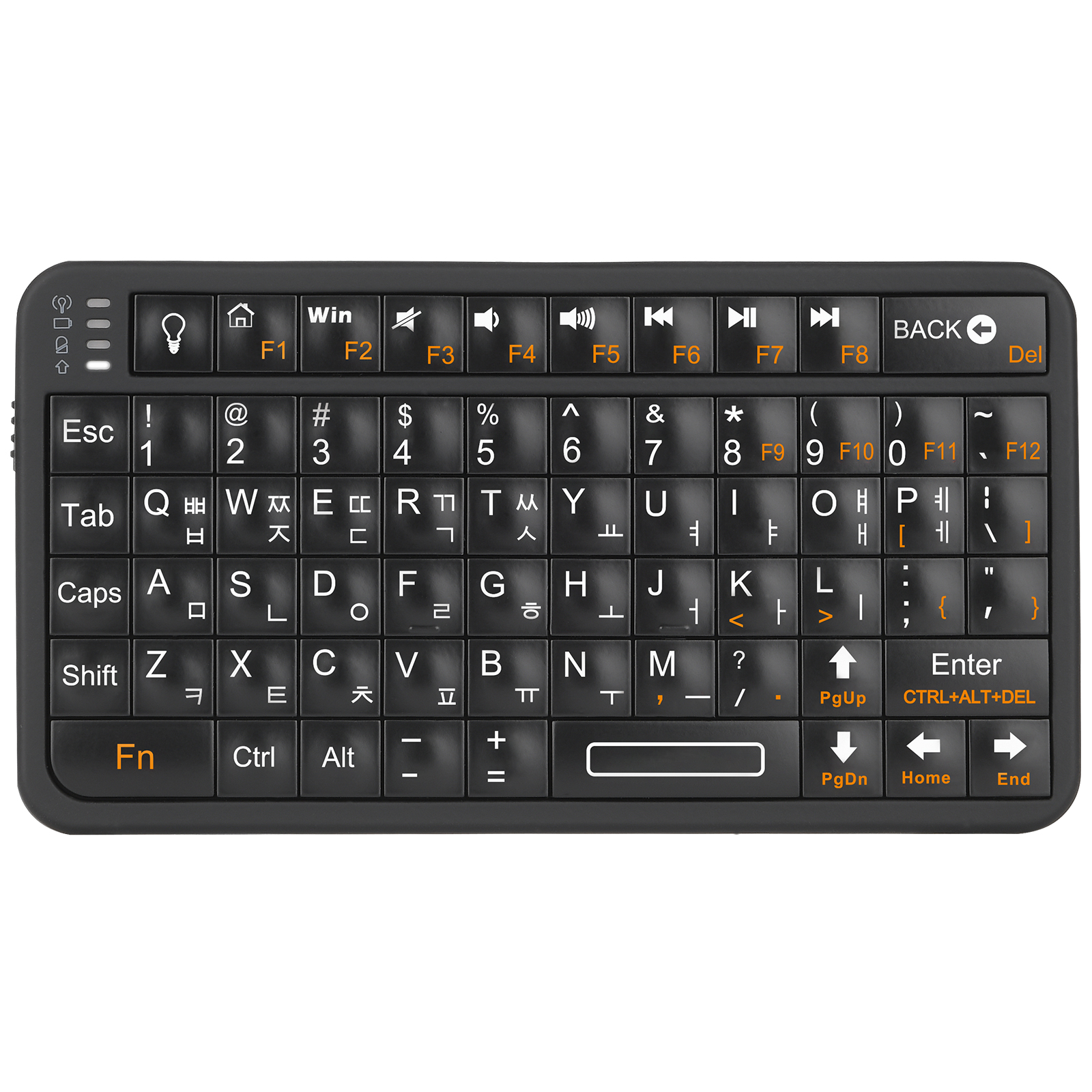 Rii 518BT clavier coréen/anglais/russe clavier Bluetooth Rechargeable mince taille de voyage clavier sans fil pour Android TV Box