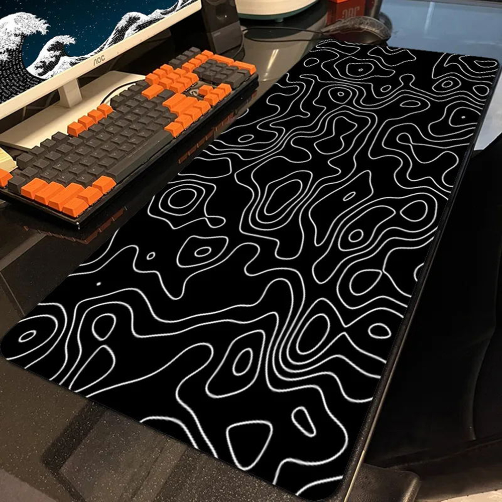 Alfombrilla de ratón grande para juegos XXL Strata, alfombrilla de escritorio líquida, alfombrilla de ratón de goma antideslizante para juegos, alfombrillas para teclado de ordenador, alfombrilla grande para ratón 900x400