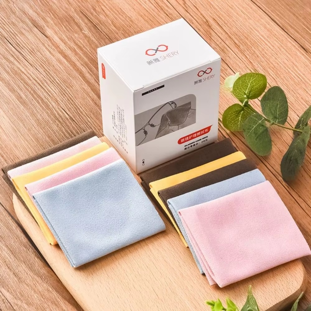 5/10pcs 스웨이드 안경 깨끗한 마이크로 화이버 안경 렌즈 용 천 청소 전화 화면 청소 닦아 안경 액세서리