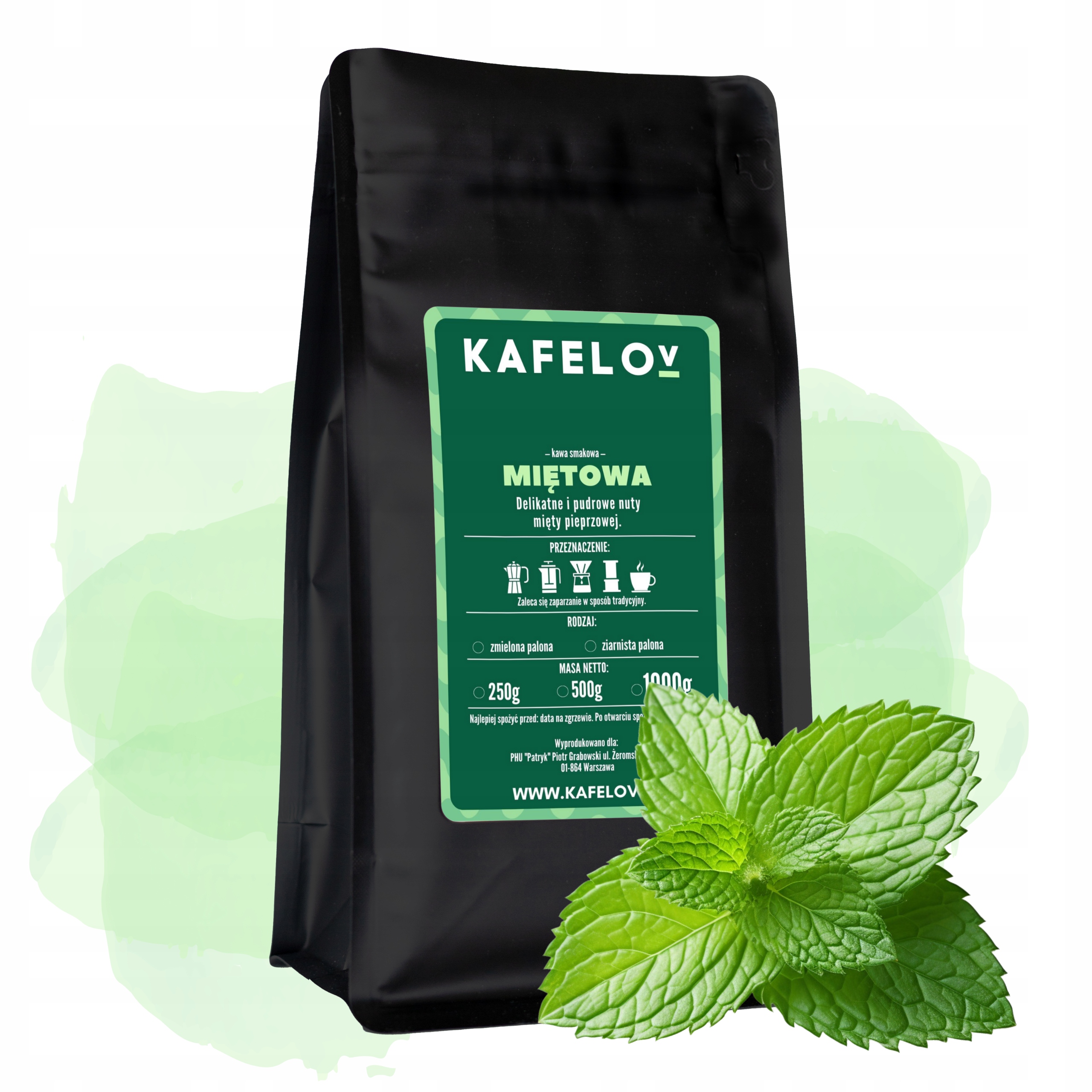 Kaffee Kafelov probiert MINT 500g Getreide