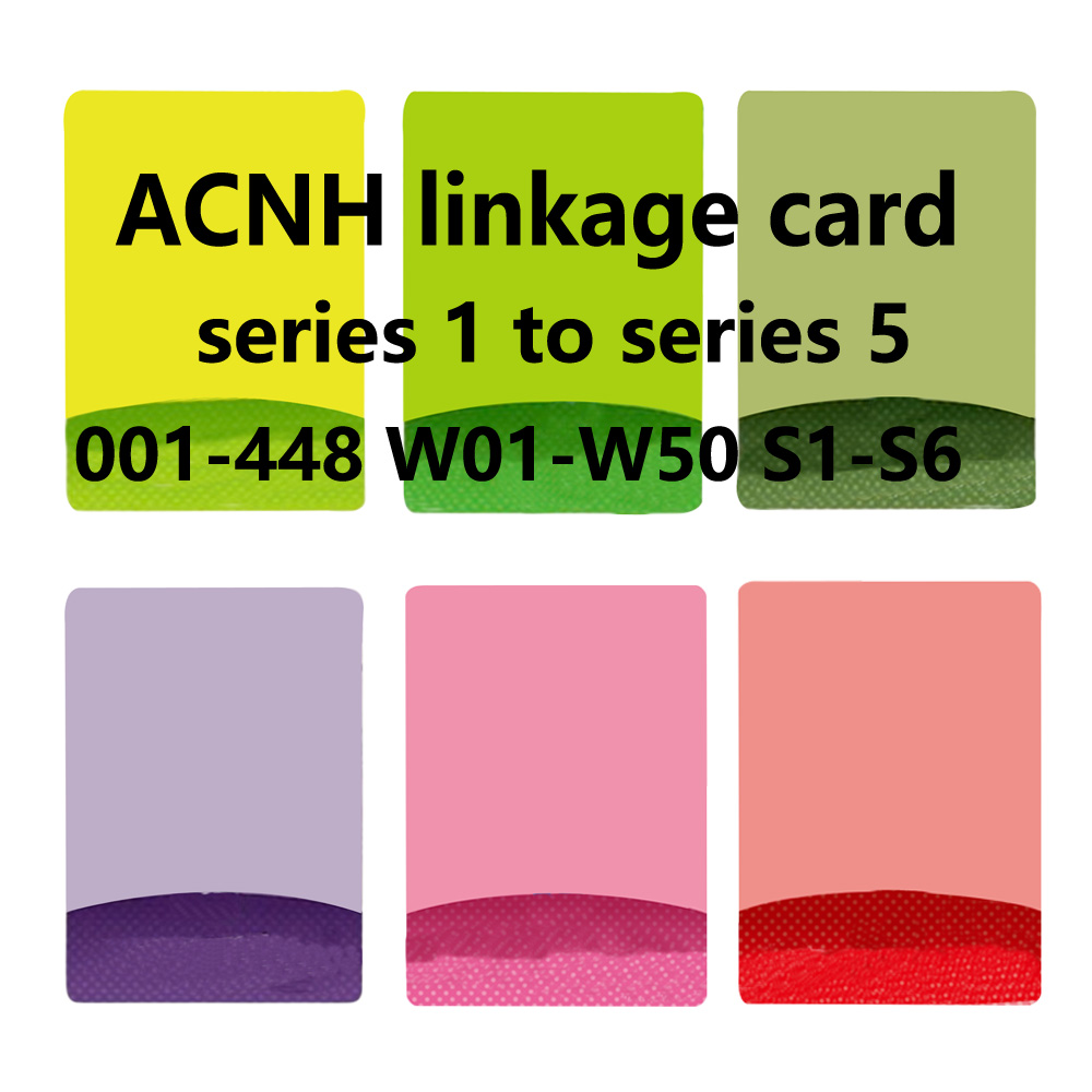 Картка связи ACNH серии от 1 до серии 5 Sanrio S1 к S6 Карта NTAG215 NFC Печать карты животных Работа для переключателя NS