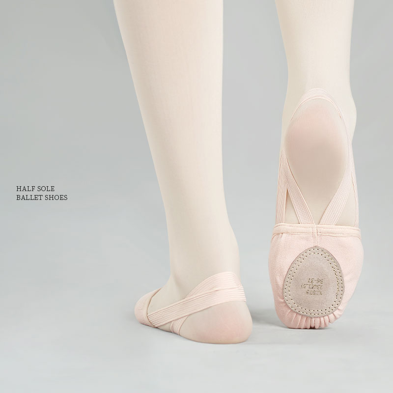 Nhịp Điệu Tập Thể Giày Thun Nửa Giày Đôi Giày Ballet Nhảy Giày Sợi Nhỏ Bé Gái Trẻ Em Nữ Bụng Giày
