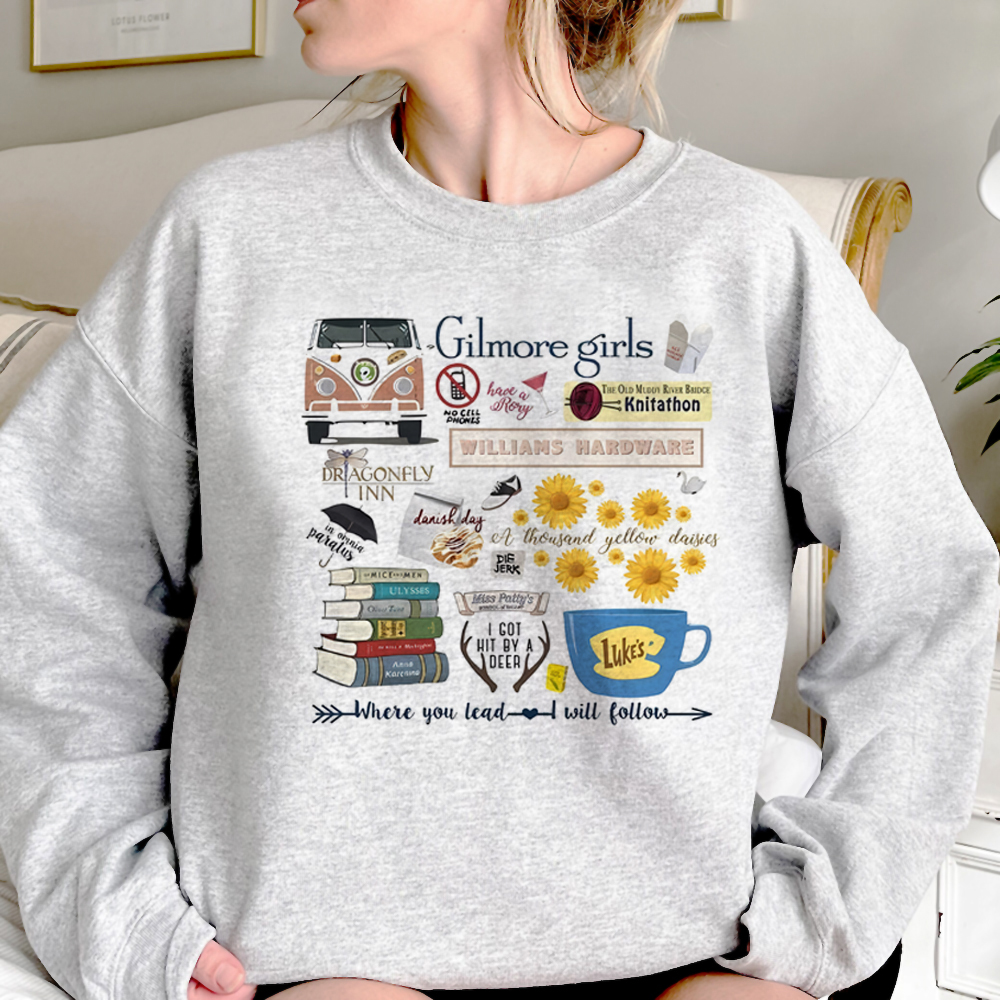 Gilmore-sudaderas con capucha para mujer, harajuku y2k, suéter divertido estético de los años 90, ropa de calle para mujer, chándal