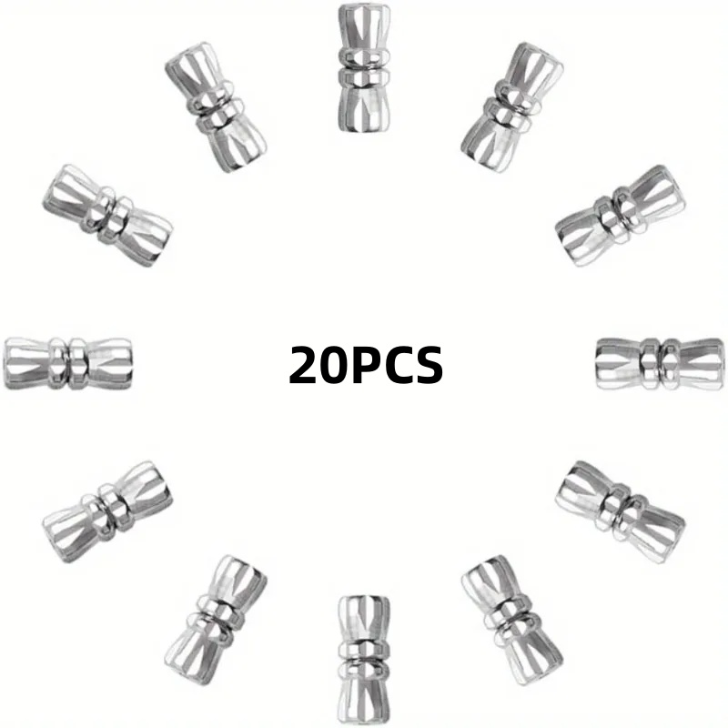 20 stücke Messing Schraube Verschluss Verschluss Schloss Schmuck End Spitze Kappen Für DIY Armband Halskette Machen Versorgung Zubehör Material
