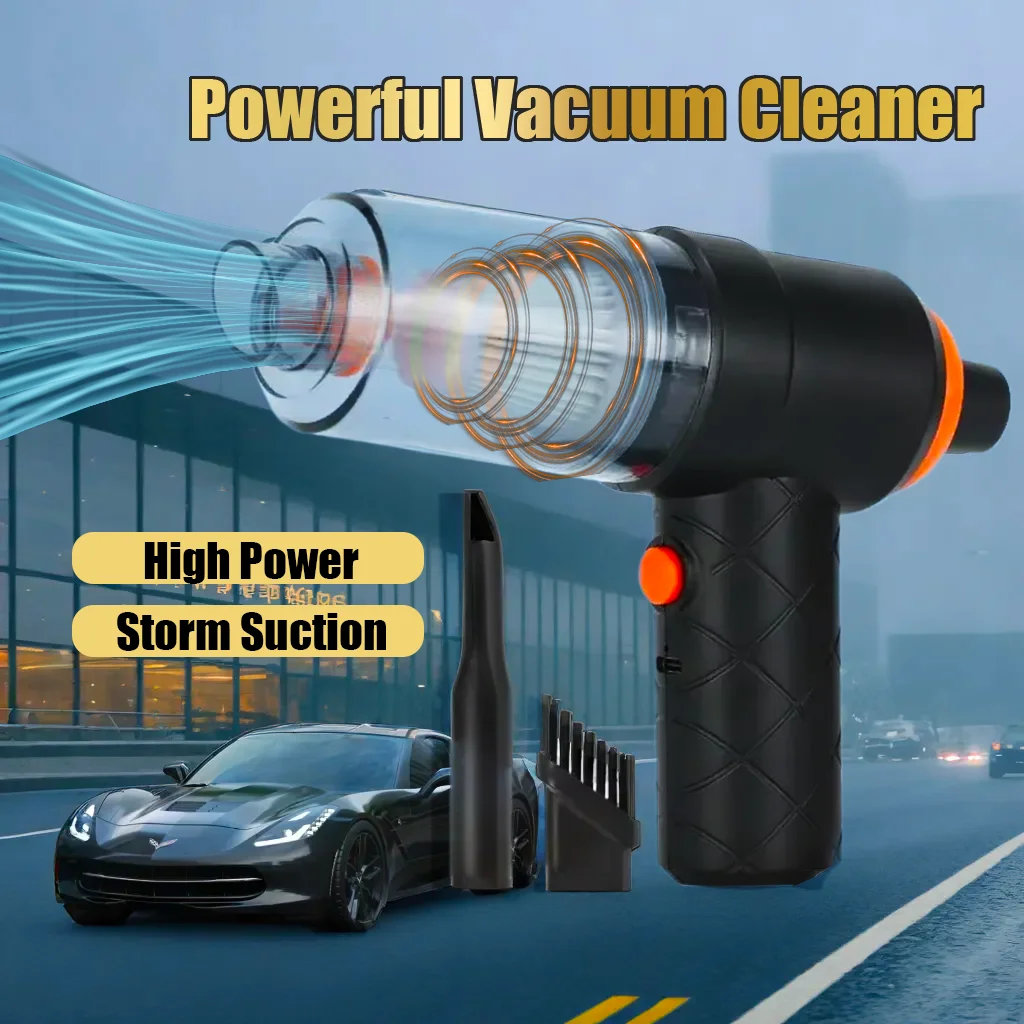 Mini aspirapolvere per auto Cordless Potente aspirapolvere wireless per auto Macchina per la pulizia dell'aspirapolvere portatile portatile