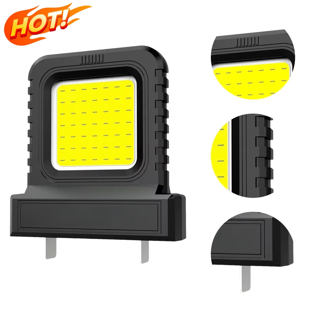 Lampa inspekcyjna 14W z 2 trybami oświetlenia, długotrwałe i mocne światło do garażu, naprawy samochodów, na kemping, wędkarstwo, nowość 2026
