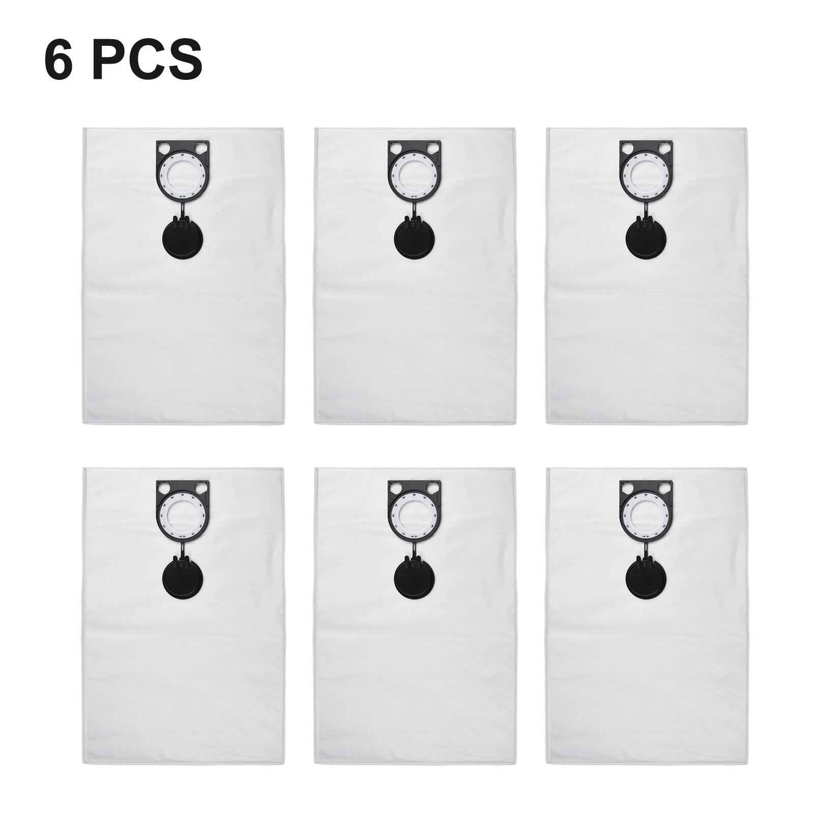 6pcs Fleece Filter Dust Bags For Metabo For ASR 25 L  For SC, For ASR 2025 For ASR 35 For ASR 50 L For SC Vacuum Cleaner Bags