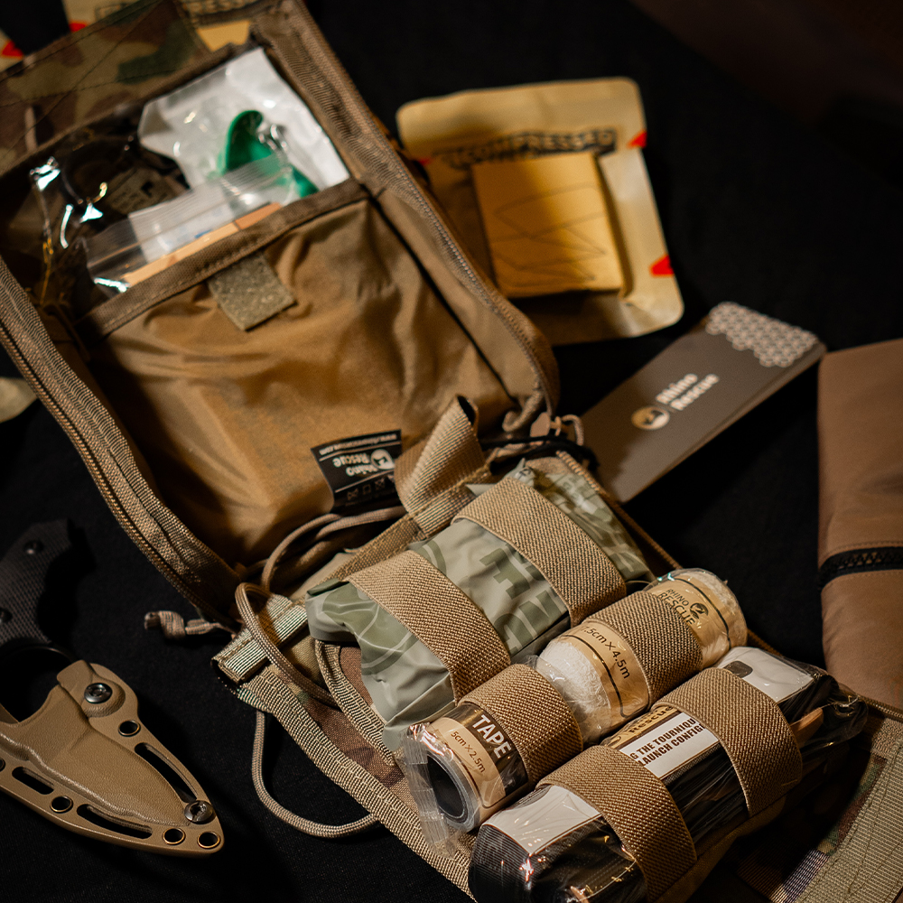 Тактическая аптечка первой помощи Rhino Rescue IFAK с системой Molle, сумка для выживания для кемпинга, пешего туризма, рыбалки, ухода за травмами на открытом воздухе
