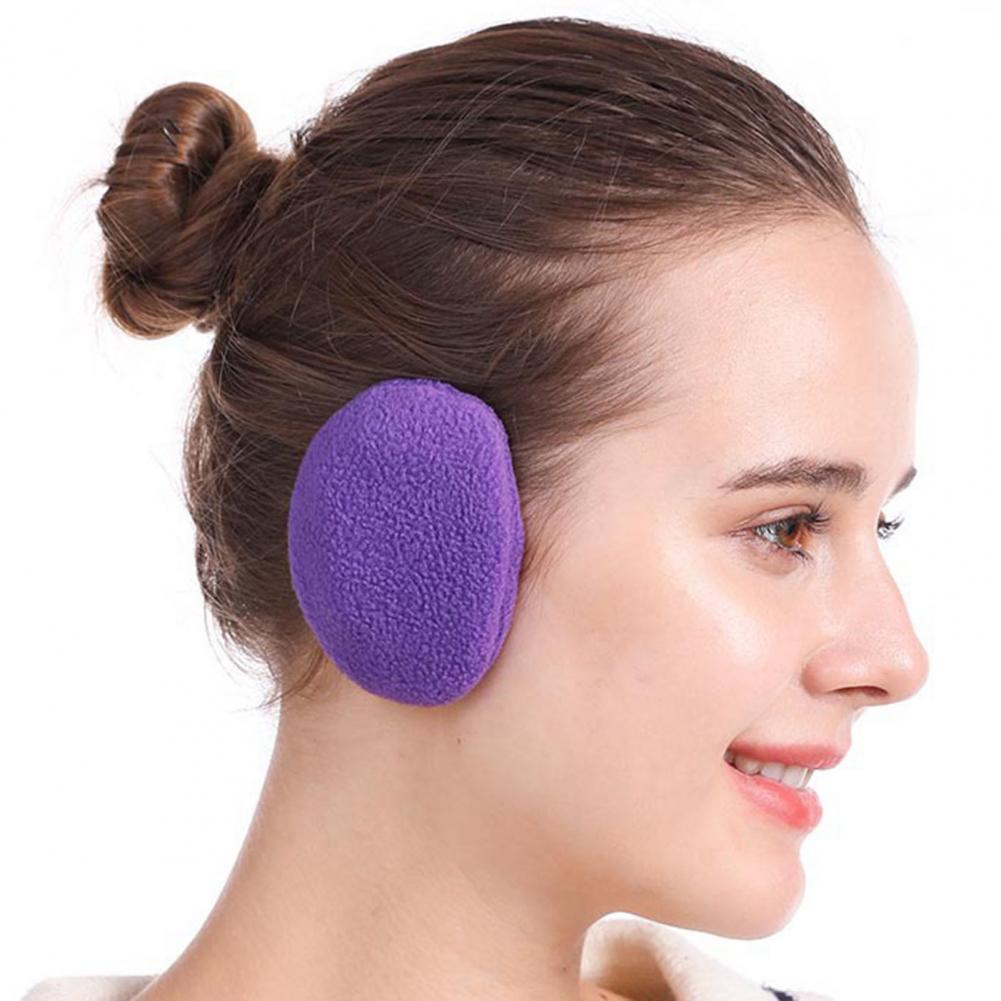 Orejeras sin banda de invierno calentador a prueba de viento para mujer hombre oreja ​ Orejeras gruesas y cálidas de lana, gorros para los oídos, calentador de orejas para exteriores