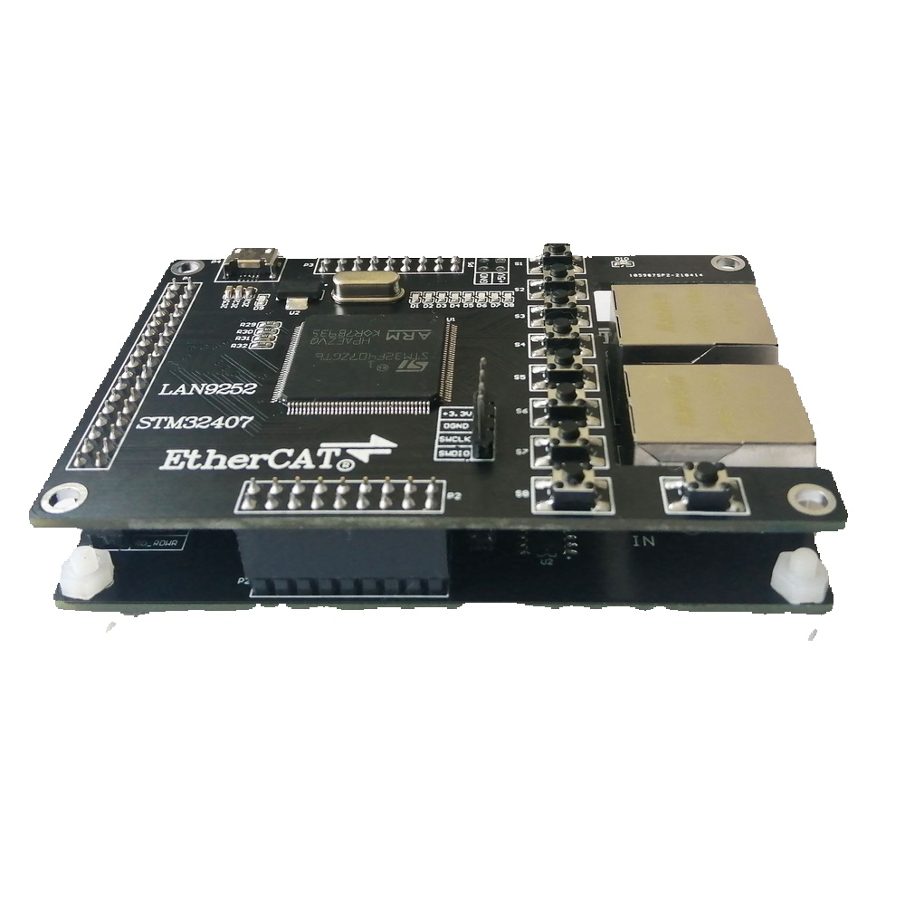 LAN9252 Slave LAN9252 ontwikkelingsbord STM32407 STM32F407 EtherCAT Slave 16IO CIA402