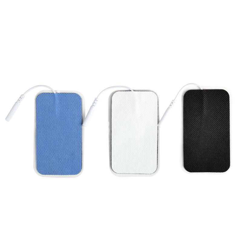 Almofadas de eletrodo 5x9cm para máquina elétrica de acupuntura dezenas, terapia digital, remendo massageador de emagrecimento