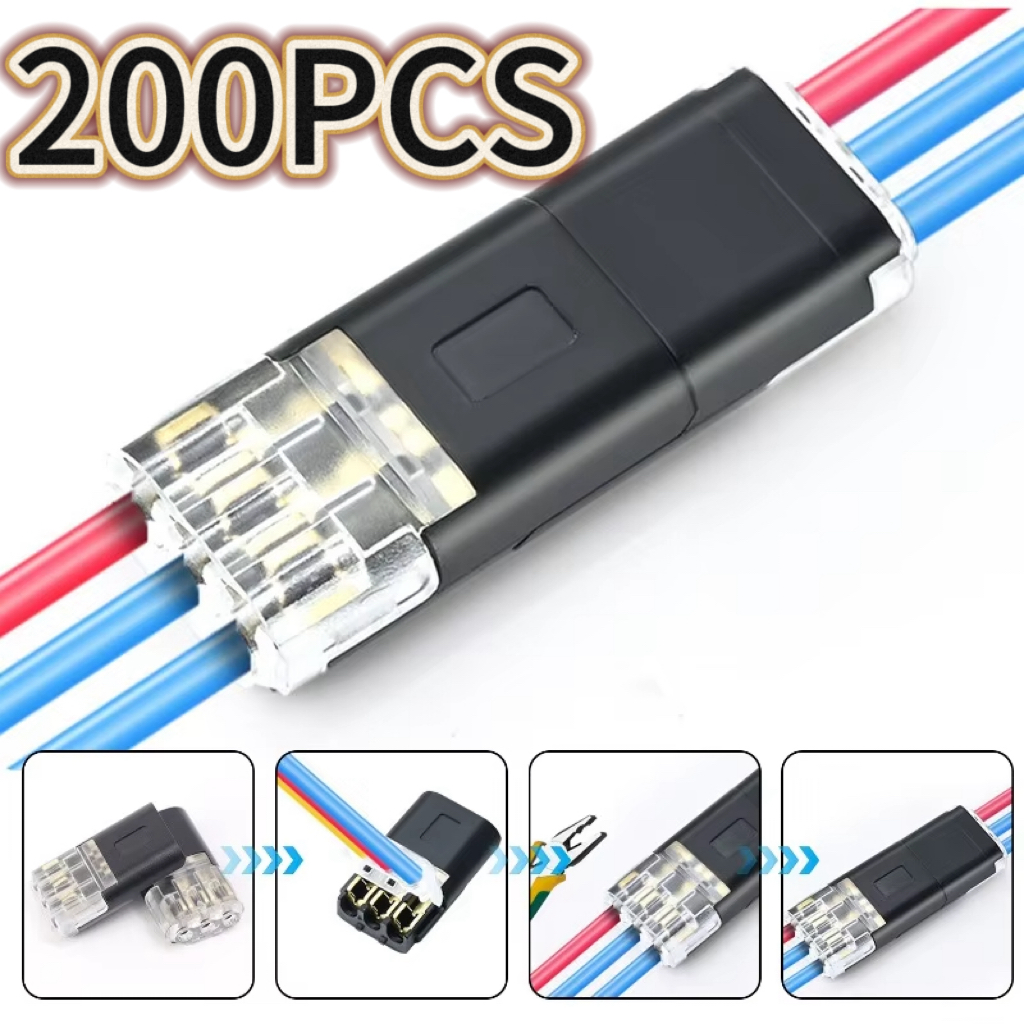 Conector de fio elétrico sem descascar interconexão de linha destacável plugue terminal automotivo universal qualidade confiável alta resistência fácil instalação ideal para carros caminhões projetos elétricos DIY e re
