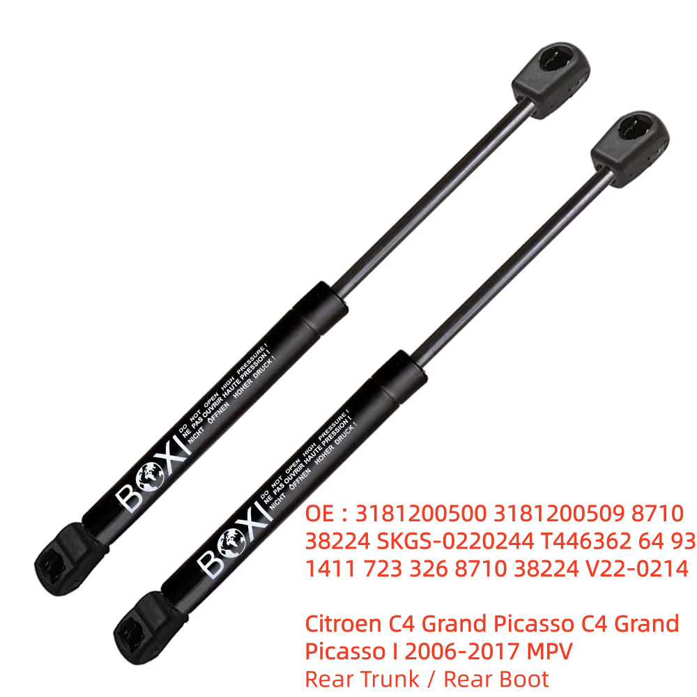 BOXI 2 шт. газовые пружины для задней двери багажника Citroen C4 Grand Picasso C4 Grand Picasso I 2006-2017 MPV 9654438680 8731N9, амортизаторы