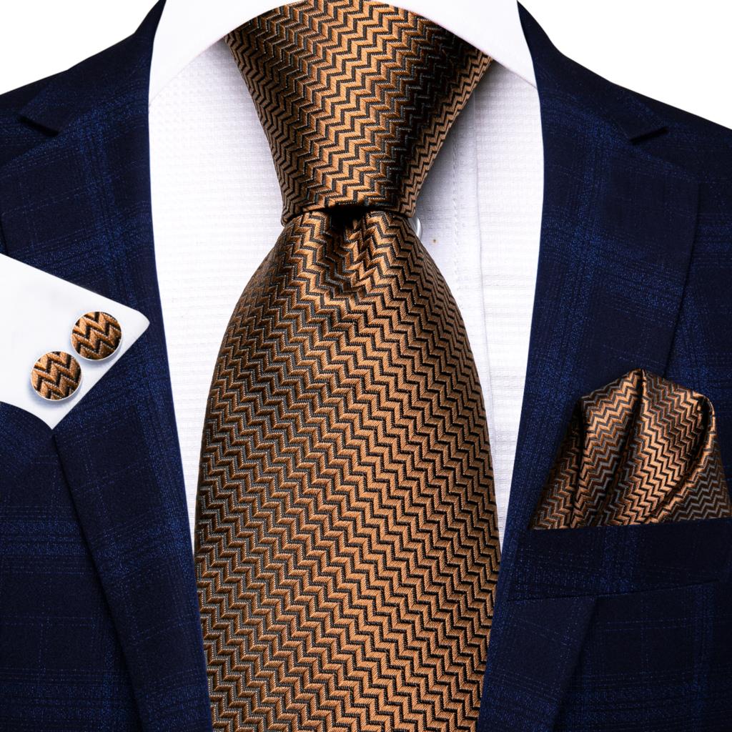 Lèvent de manchette Handky Designer pour hommes, Novelty Brown, Solid Fashion Brand, Wedding Party, Presidency Ktie, Hi-aught, New Gift for Men, Wholesale, 2023