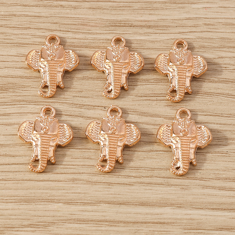 10 Stuks 15X21Mm Cartoon Dier Bedels Legering Olifant Bedels Hangers Voor Sieraden Maken Oorbellen Kettingen Diy Ambachten Accessoires