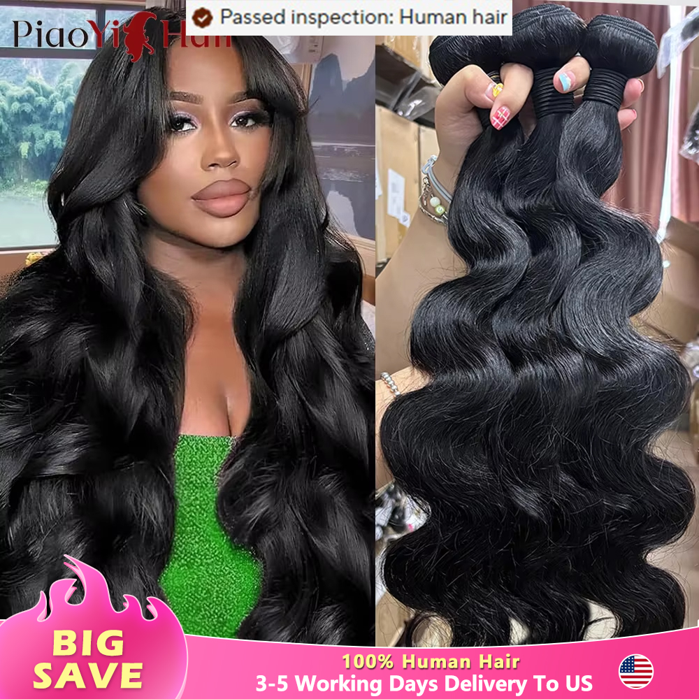 24 26 28 inch Body Wave-bundels Menselijk haar 12A Braziliaans haarweefsel Extensions van echt haar 100% echt haar voor vrouwen Topkwaliteit