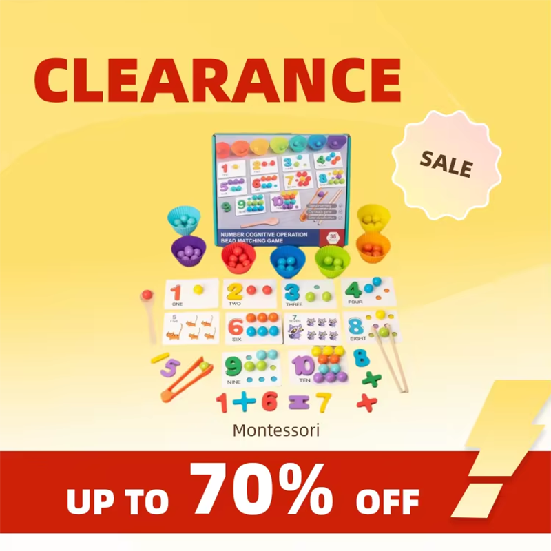 Montessori Mathematik Requisiten Baby Digitale Kognitive Paarung Puzzle Puzzle Secossa Ingenious Pearl Kinder Spielzeug mit feiner Aktion