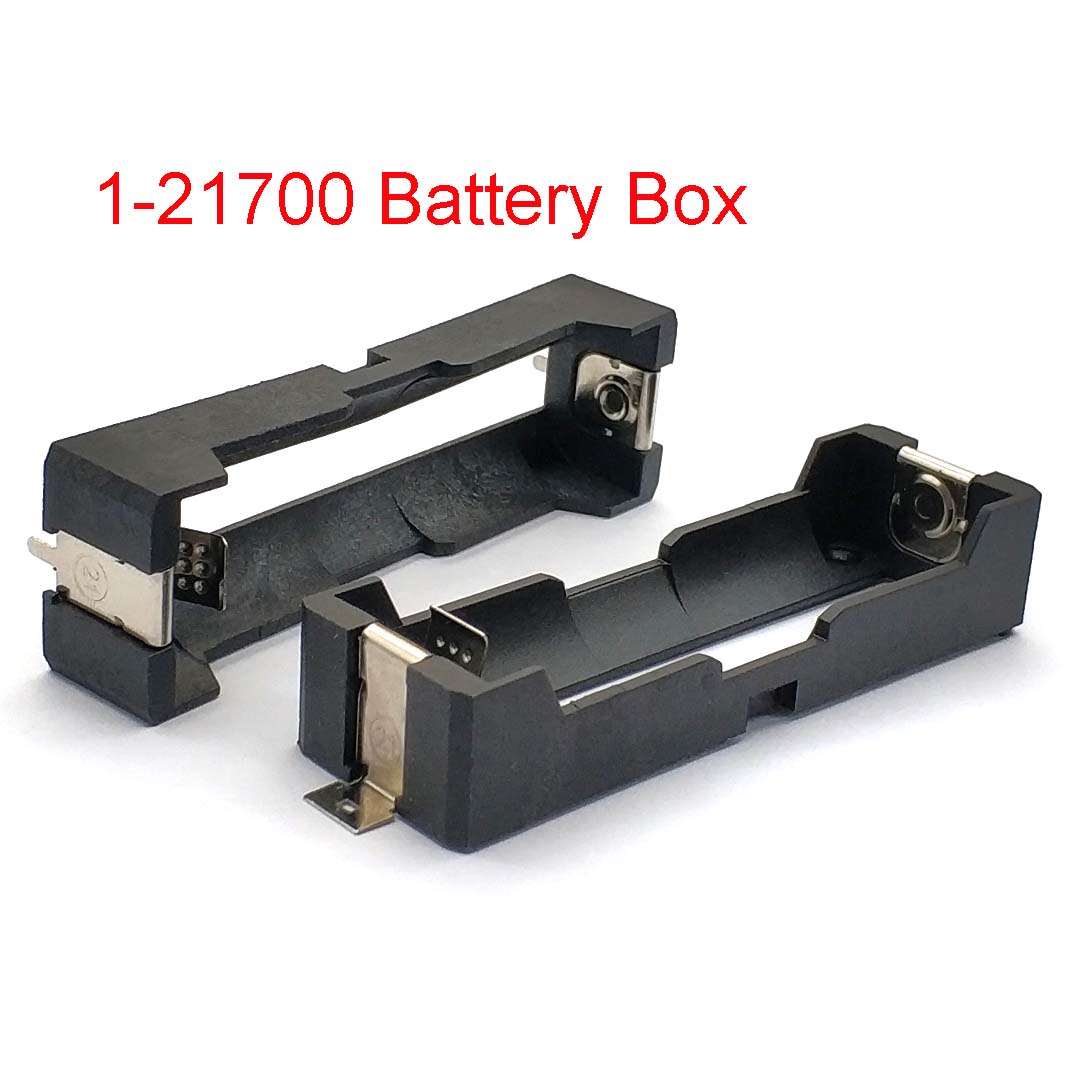 Держатель батареи 21700 SMD SMT THM Батарейный ящик 21700 Коробка для хранения 1S 21700 Коробка для батарей постоянного тока