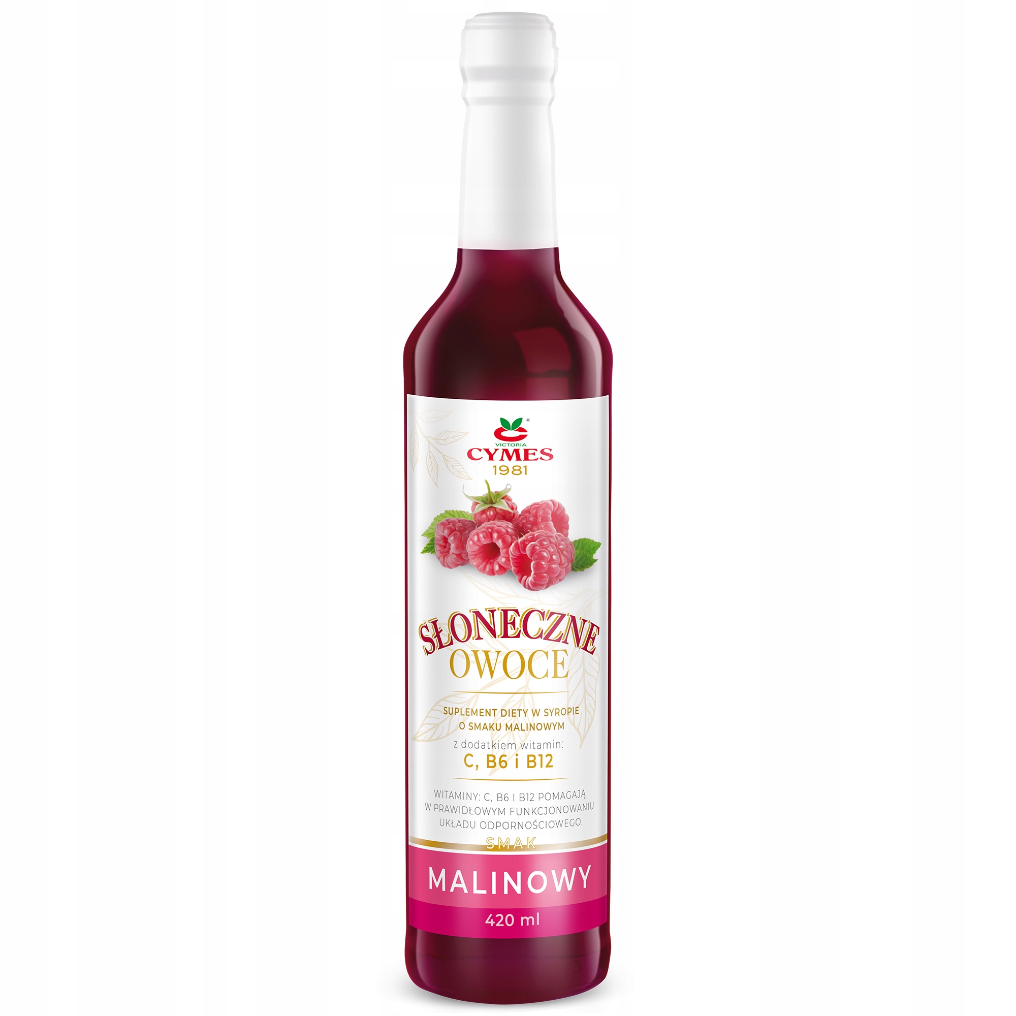 Cymes Syrop o msaku malinowym ,, Słoneczne owoce''  420 ml