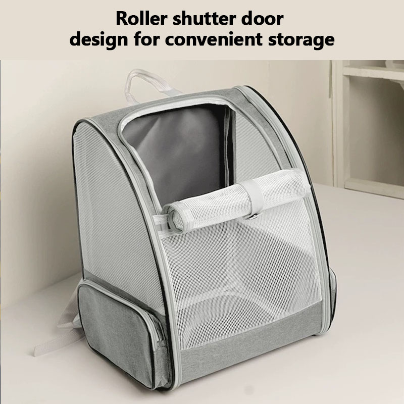 Saco de gato de estimação lona respirável portátil gato mochila saco de transporte de viagem ao ar livre para gatos e filhote de cachorro carregando suprimentos para animais de estimação