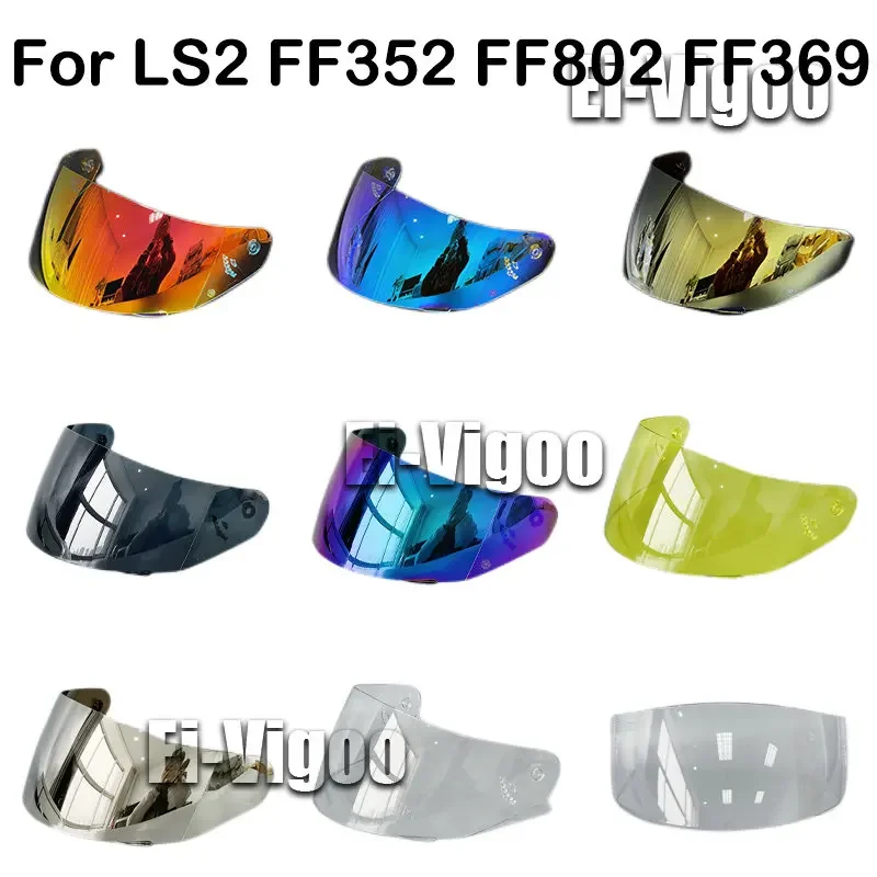 LS2 FF352 Helmvisier Integral-Motorradhelmlinse Ersatzlinse Geeignet für Ls2 FF352 FF384 FF351 Helm