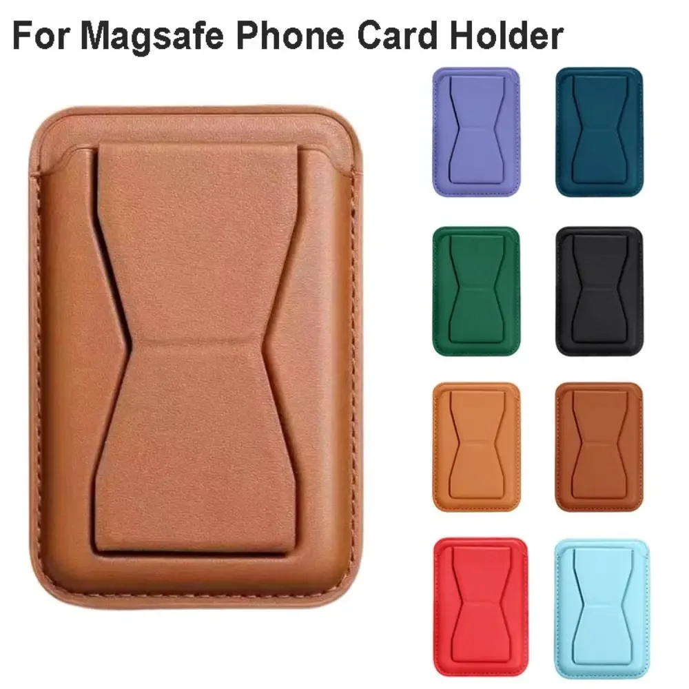 Sac à cartes en cuir antivol pour portefeuille Magsafe, porte-cartes de téléphone, accessoires de sécurité, étui portefeuille pour Apple 16 15 14 13 Pro Max