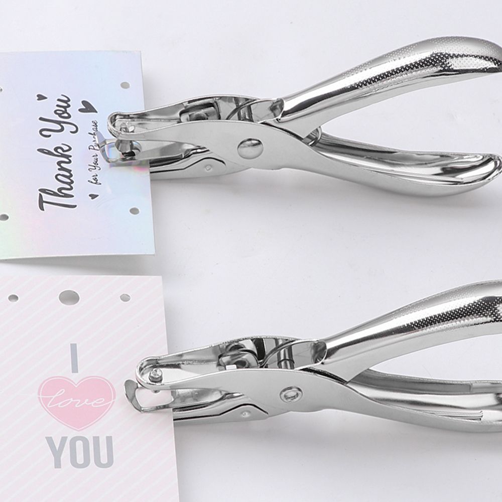 Pince à poinçonner en métal, diamètre des pores de 1.5 à 6mm, poinçons à trou unique 1-8, papier Liberty, scrapbooking, outils de perforation de reliure