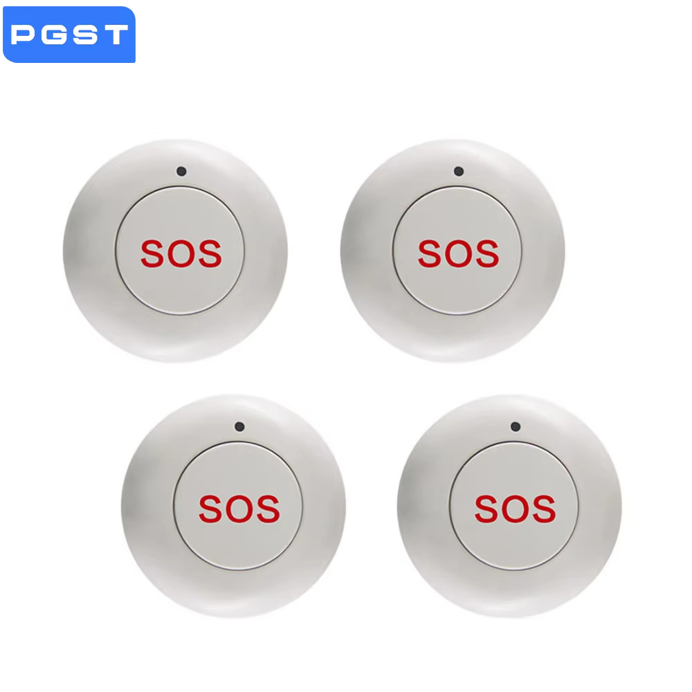 Bouton SOS sans fil, sonnette de sécurité pour porte de maison intelligente, bouton d'urgence pour système d'alarme anti-cambriolage domestique 433MHz