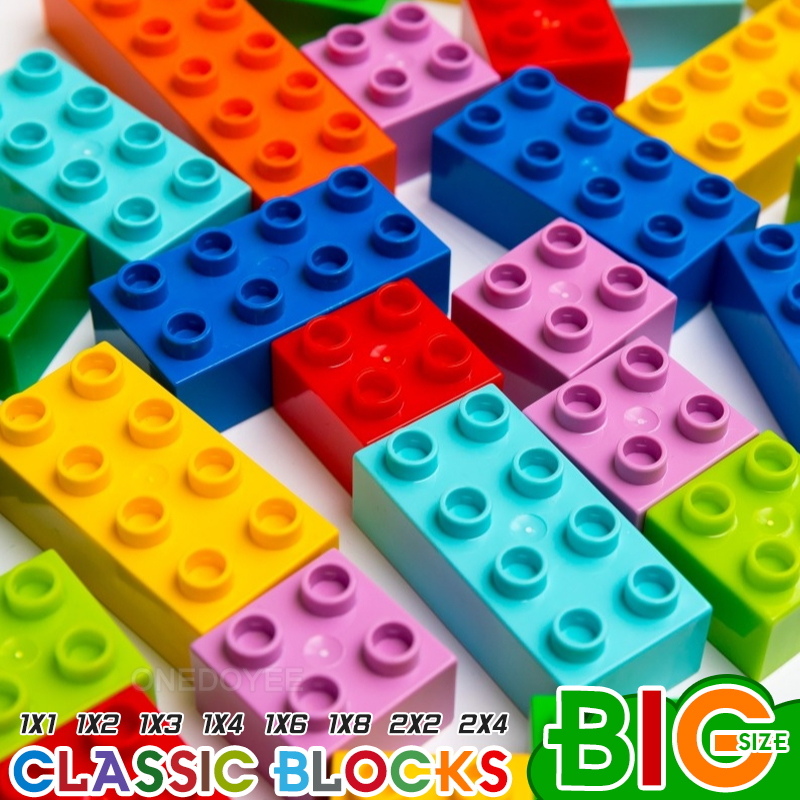 NEW Big Building Blocks For Toddlers Baby Large Classic Building Bricks Set Toys Kids Christmas Gift Compatible With Major Brand