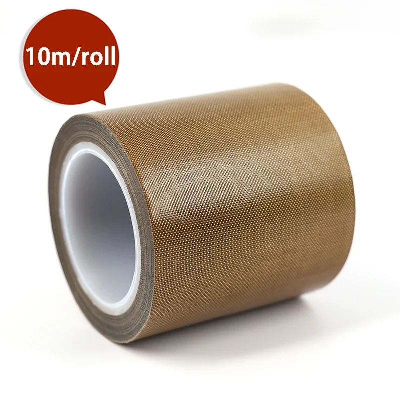 High Temperature Resistance Adhesive Tape Cloth 5~100mm 0.13mm 0.18mm 300 Degree Heat Insulation Sealing Machine PTFE Tape