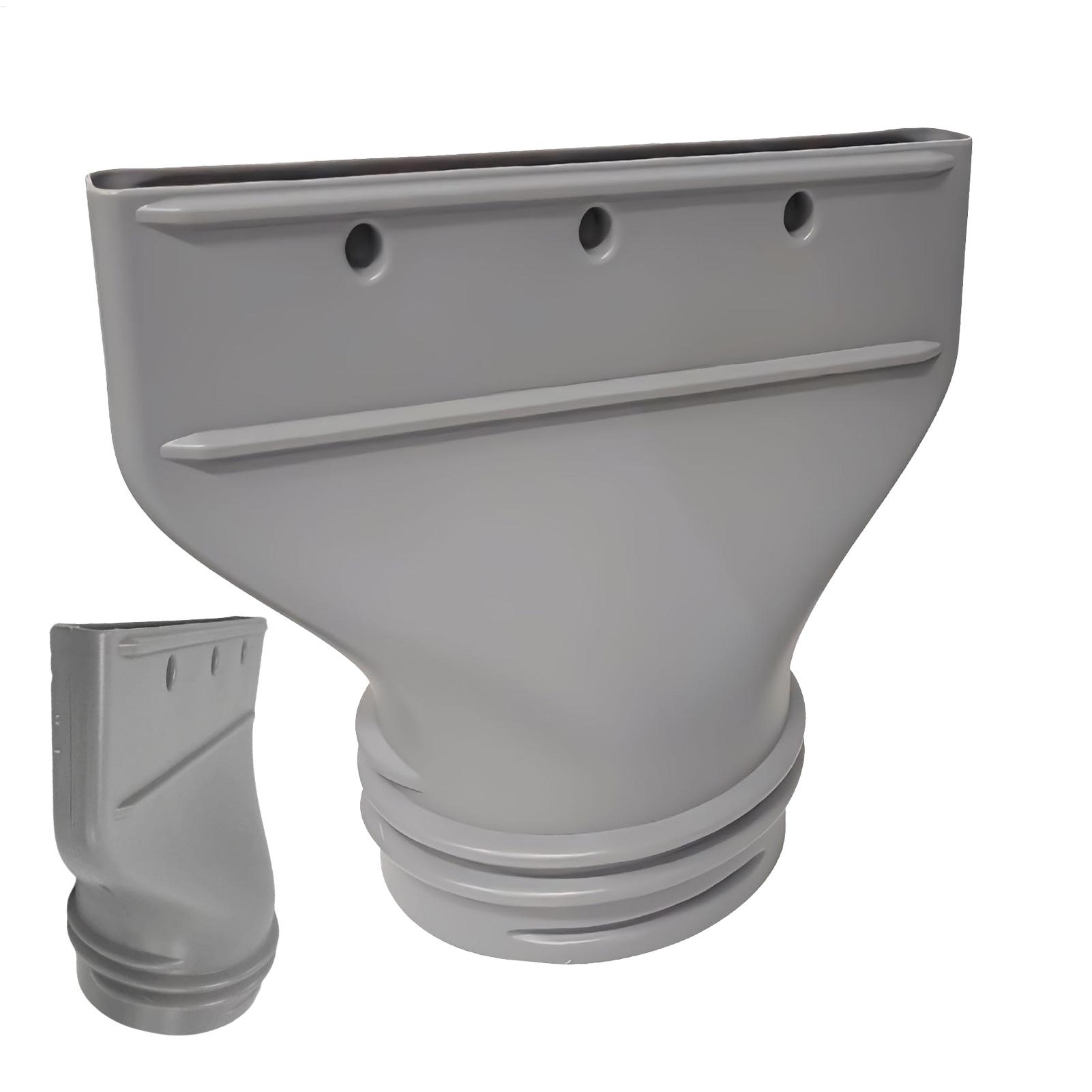 Kit de ventilación de ventana de aire acondicionado portátil, acoplador de manguera de escape de CA para adaptador de junta de tubo de 130mm/150mm de diámetro, tubo de extensión de 1,5 m