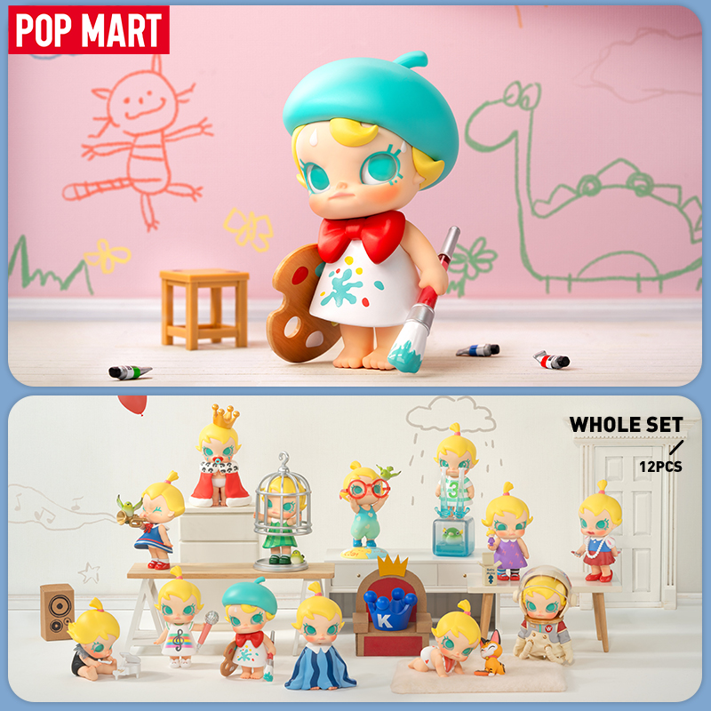 POP MART Baby Molly When I was Three! Серия Mystery Box от Kenny Wong, 1 шт./12 шт., POPMART, слепая коробка, экшн-фигурка, милая игрушка