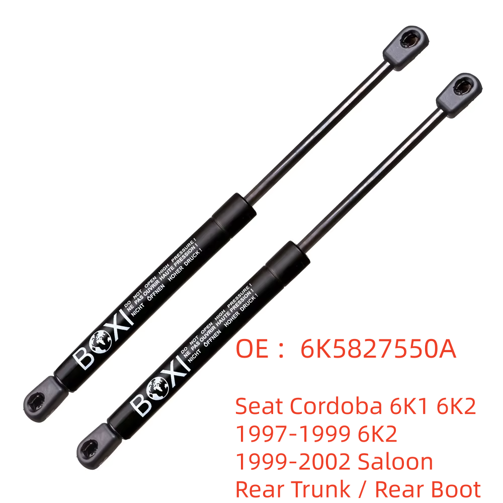 BOXI 2 stücke Gas Quellen Boot Heckklappe Heckklappe Stamm Streben 6K5827550A Fit Für Seat Cordoba 6K1 6K2 1997-1999 6K2 1999-2002 Saloon