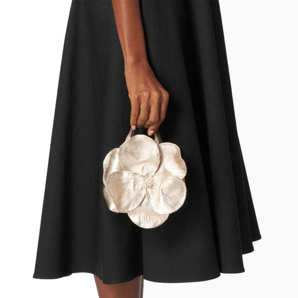 Designer Solid Mini Handbag High Quality Spliced Floral Flower Bag Temperament Minimalist Tote Bag Women