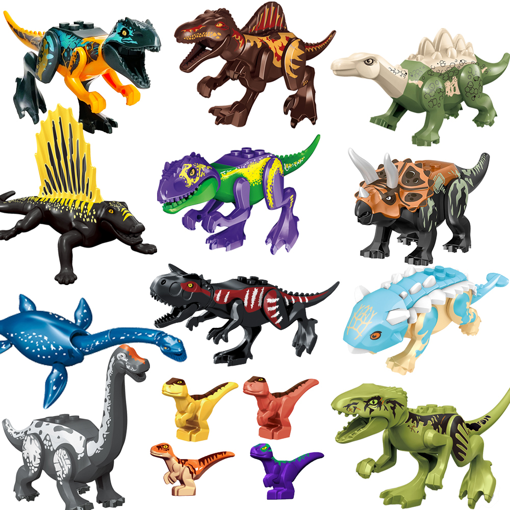 Kỷ JuRa Khủng Long Khối Xây Dựng Con Indominus Rex DIY Tyrannosaurus Hành Động Hình Mô Hình Đồ Chơi Trẻ Em Động Vật Quà Tặng Giáng Sinh