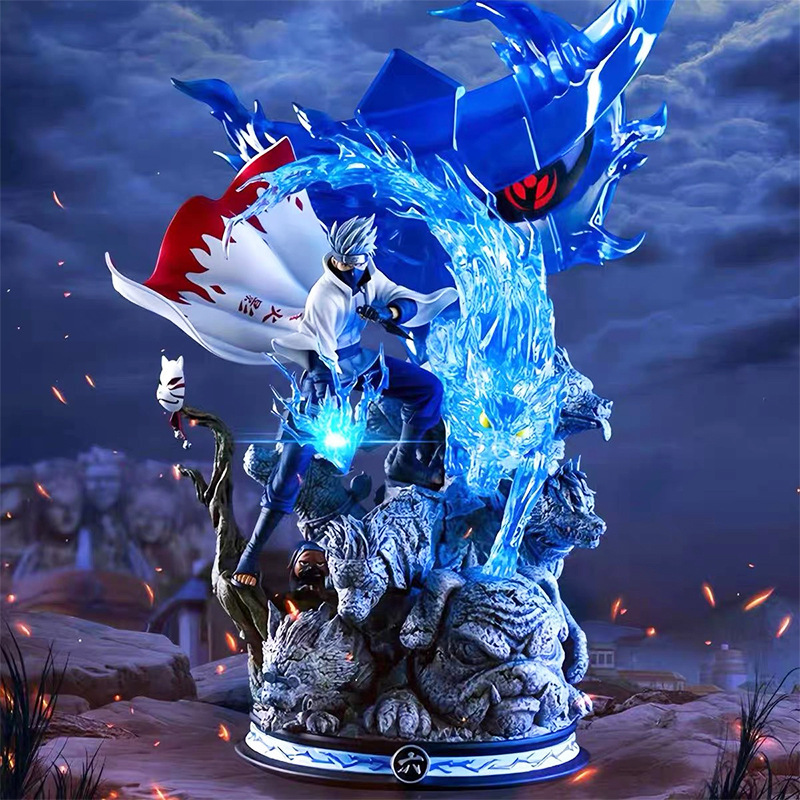 23cm Pvc Naruto Gk Anime action Figure Hatake Kakashi toy Figure Statue Ornament Collection Model Decora Figurine Christmas gift