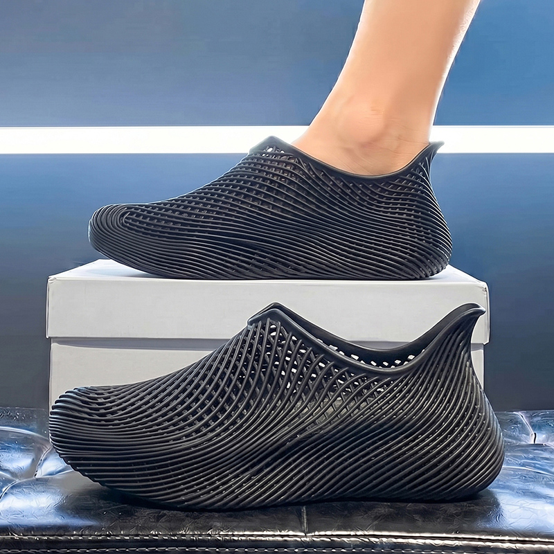 Sabots d'été imprimés en 3D, légers, antidérapants, respirants, chaussures ajourées, baskets de sport d'extérieur