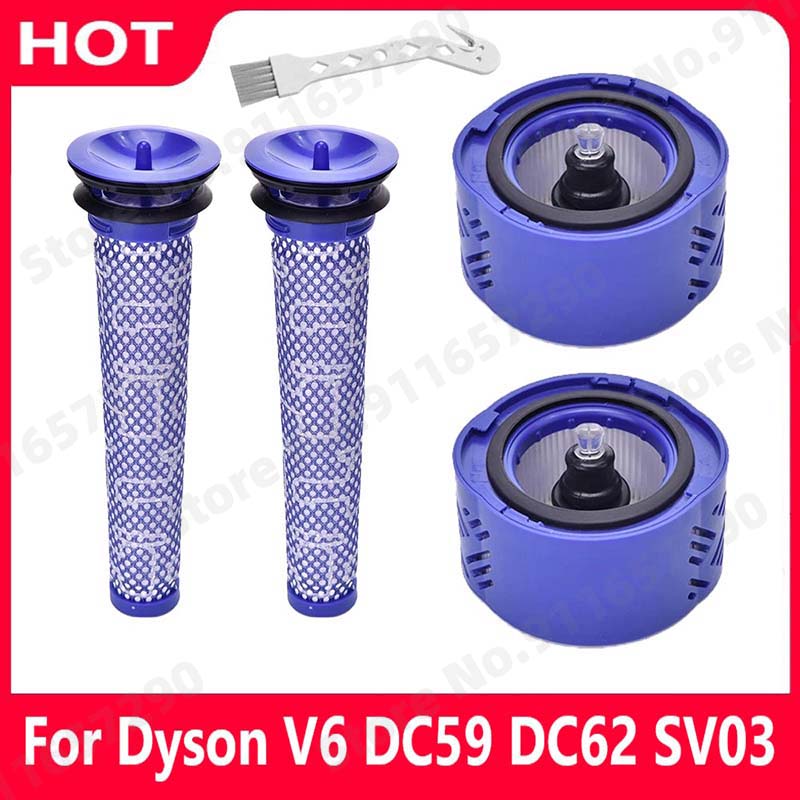 Tốt Nhất Lọc Trước Và 2 Bộ Lọc HEPA Bộ Dyson V6 Tuyệt Đối Không Dây Dính Hút Chân Không. Thay Thế Cho Một Phần
