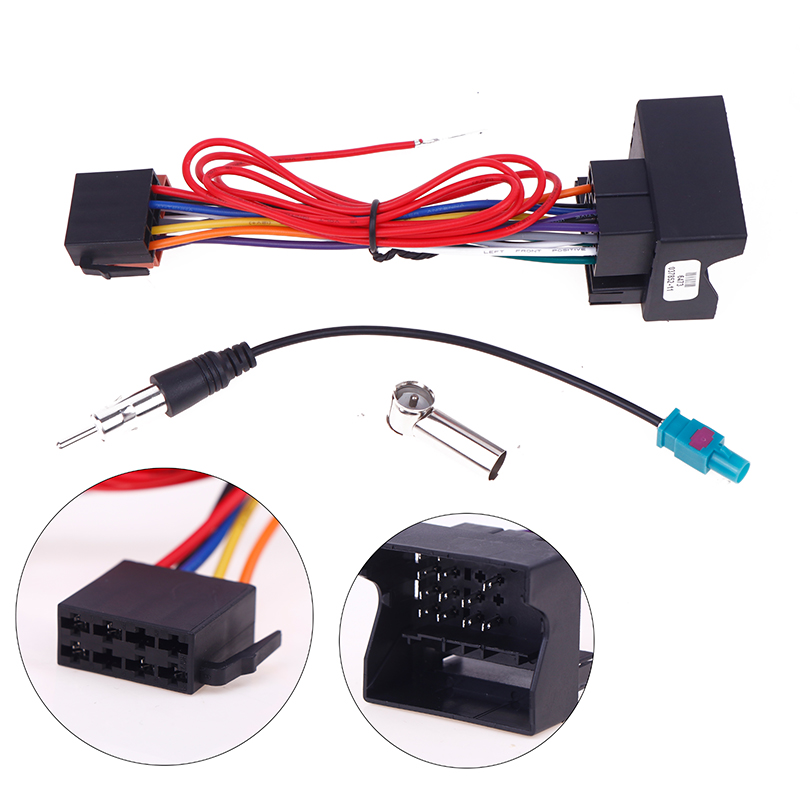 Cable de arnés de cableado ISO de Audio FM estéreo para coche, adaptador de Cable de antena de Radio para 207 307 407 C3 C4, accesorios de bricolaje para automóvil