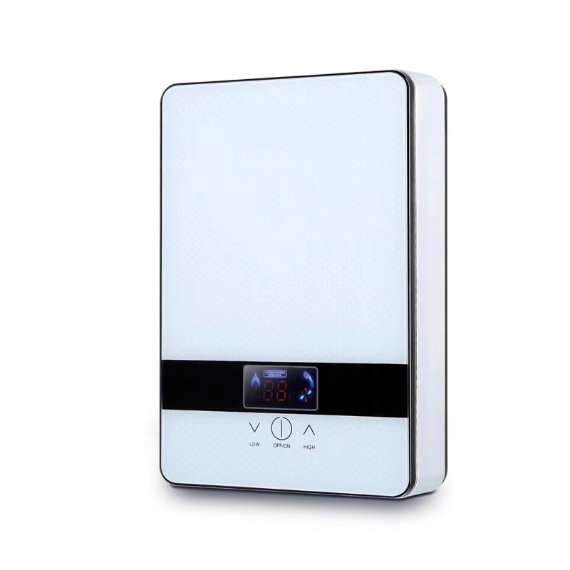 즉시 사용 가능한 전기 온수기 6500W 220V 온도 조절기 흐름식 히터 욕실 난방 즉시 사용 가능한 주방 온수 샤워기