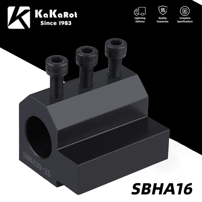 SBHA-Base de herramientas auxiliares para torno NC, soporte de manga de asiento, altura central 16/20/25 para D20 / D25 / D32 interno