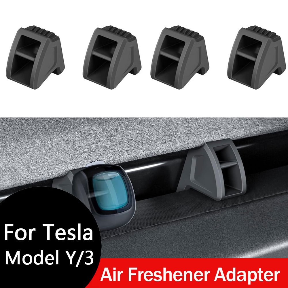 อะแดปเตอร์น้ำหอมปรับอากาศสำหรับช่องแอร์ รุ่น Juniper สำหรับรถยนต์ Tesla Model Y ปี 2020-2026 และ Tesla Model 3 ปี 2017-2026 (ไม่รวมน้ำหอมปรับอากาศ)