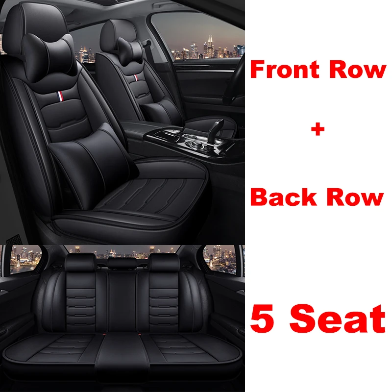 Housses de siège de voiture à couverture complète de Style universel, pour FORD Fiesta Fusion Mondeo Taurus Mustang territoire Kuga F-150, accessoires de voiture