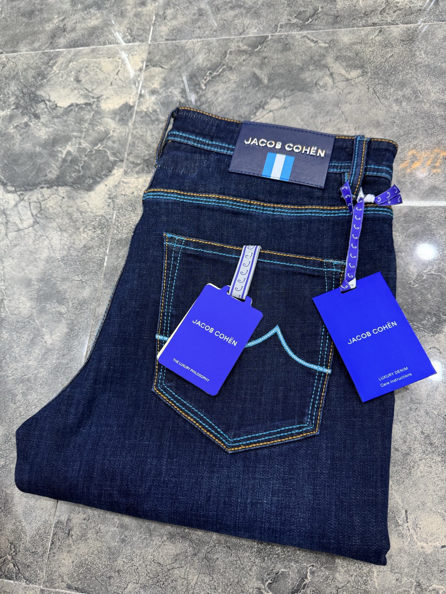 OECHSLI Jeans de algodón fino para hombre, primavera-verano 2026, nuevos pantalones rectos cómodos con bordado de alta calidad para exteriores, talla grande 29-40