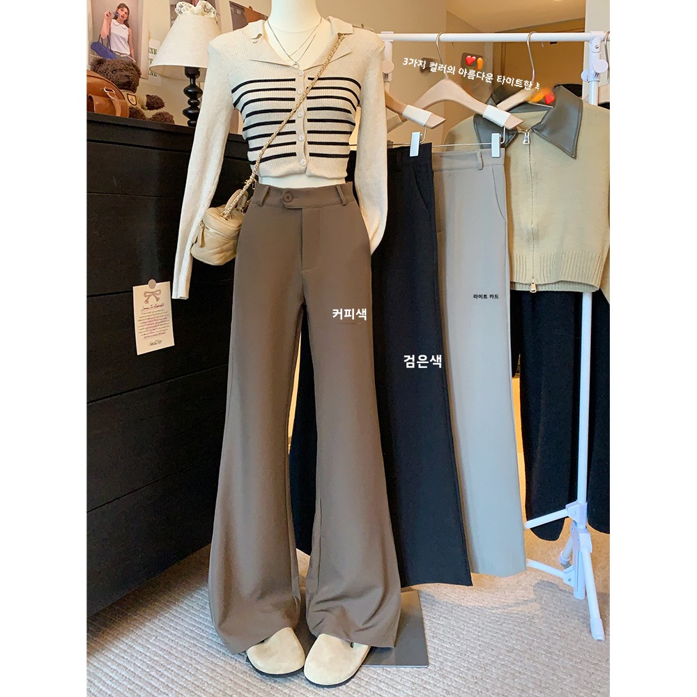 드레이프 캐주얼 팬츠 여성용 드레이프 정장 슬림핏 캐주얼 팬츠 편안한 바지 캐주얼 바지 편안한 팬츠 여성용 캐주얼 팬츠