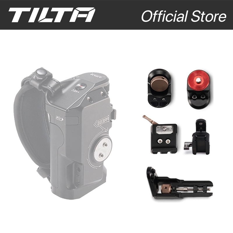 Poignée latérale avancée TILTA avec connexion rosette pour rail NATO et rosette ARRI filetage 1/4"-20 TA-AHA5-11