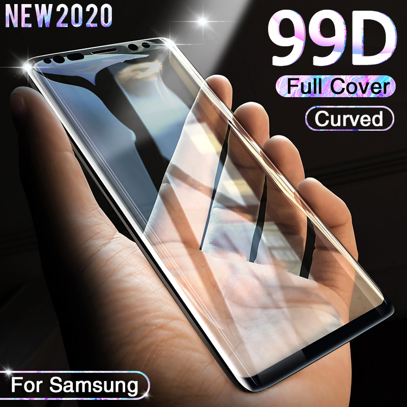 2 шт. полностью изогнутое закаленное стекло для Samsung Galaxy Note 9 8 S9 S8 Plus Защитная пленка для экрана Samsung S7 S6 Edge Защитная пленка
