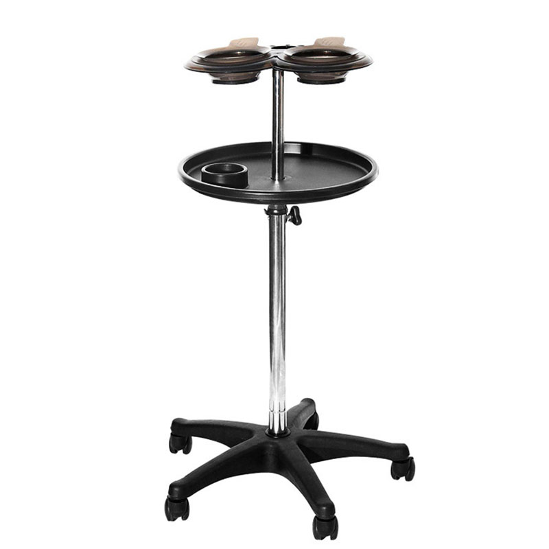 Carrinho de rolamento para salão de beleza, bandeja ajustável para salão de beleza, cabeleireiro, barbeiro móvel, carrinho de serviço, móveis de salão de beleza