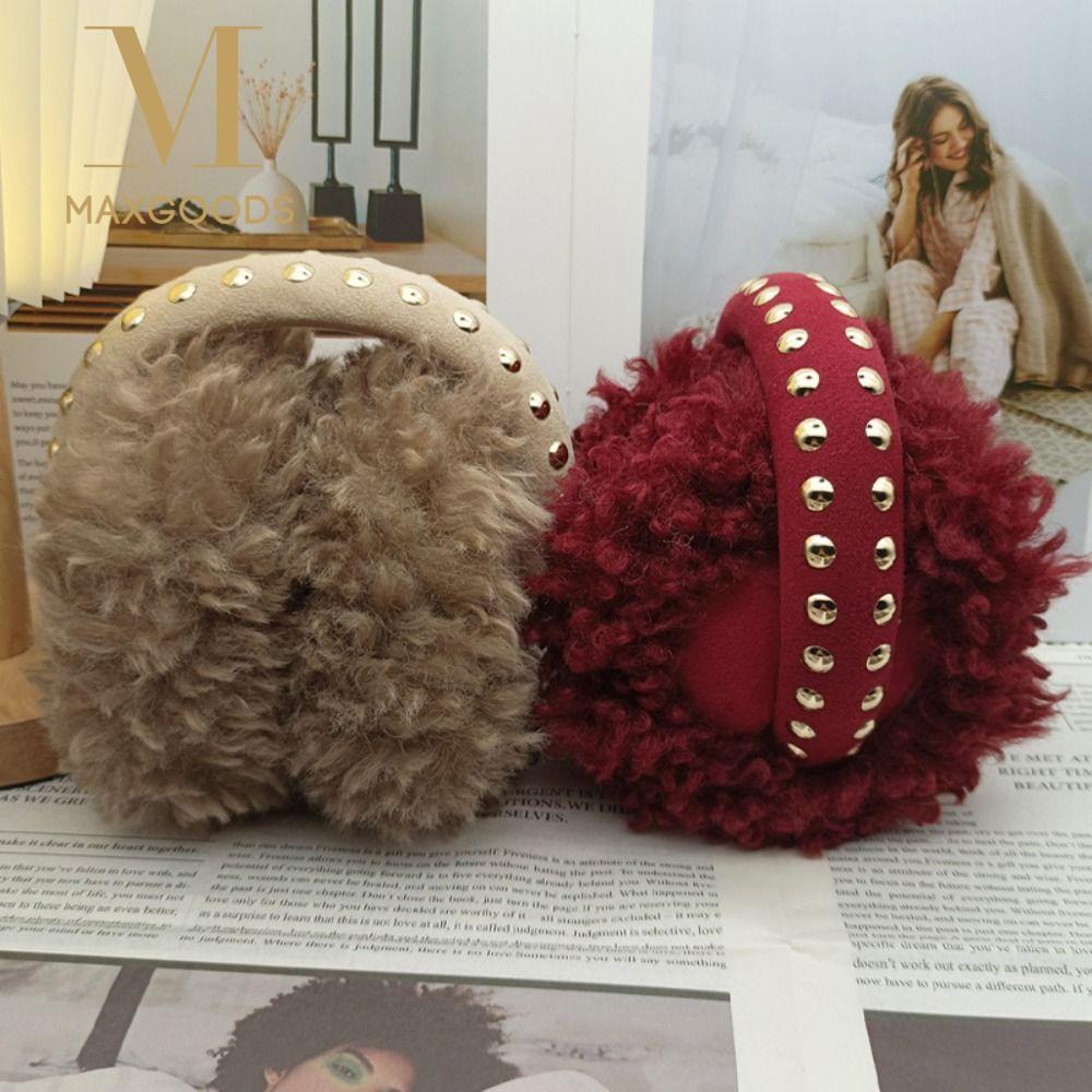 Winter Warm Foldable Earmuffs Cold Protection Thickened Soft Earflaps Antifreeze Faux Fur Ear-Muffs For Women Men Outdoor
