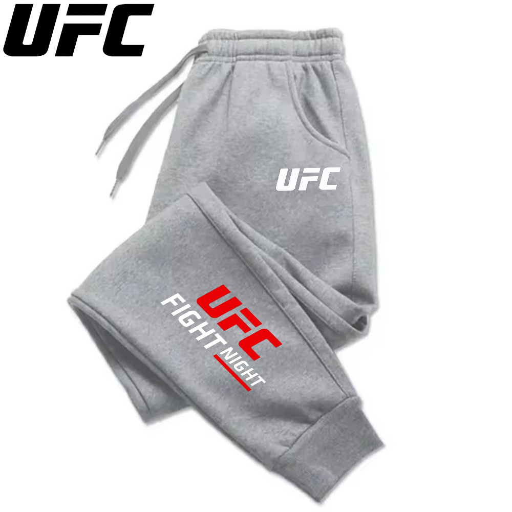 UFC мужские повседневные брюки осень-зима спортивные штаны спортивные штаны модные однотонные длинные брюки для тренировок мужские беговые спортивные штаны